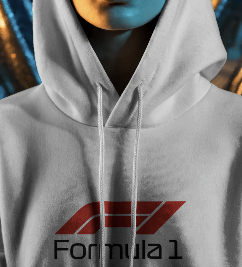 F1 Oversized Hoodie - WHITE
