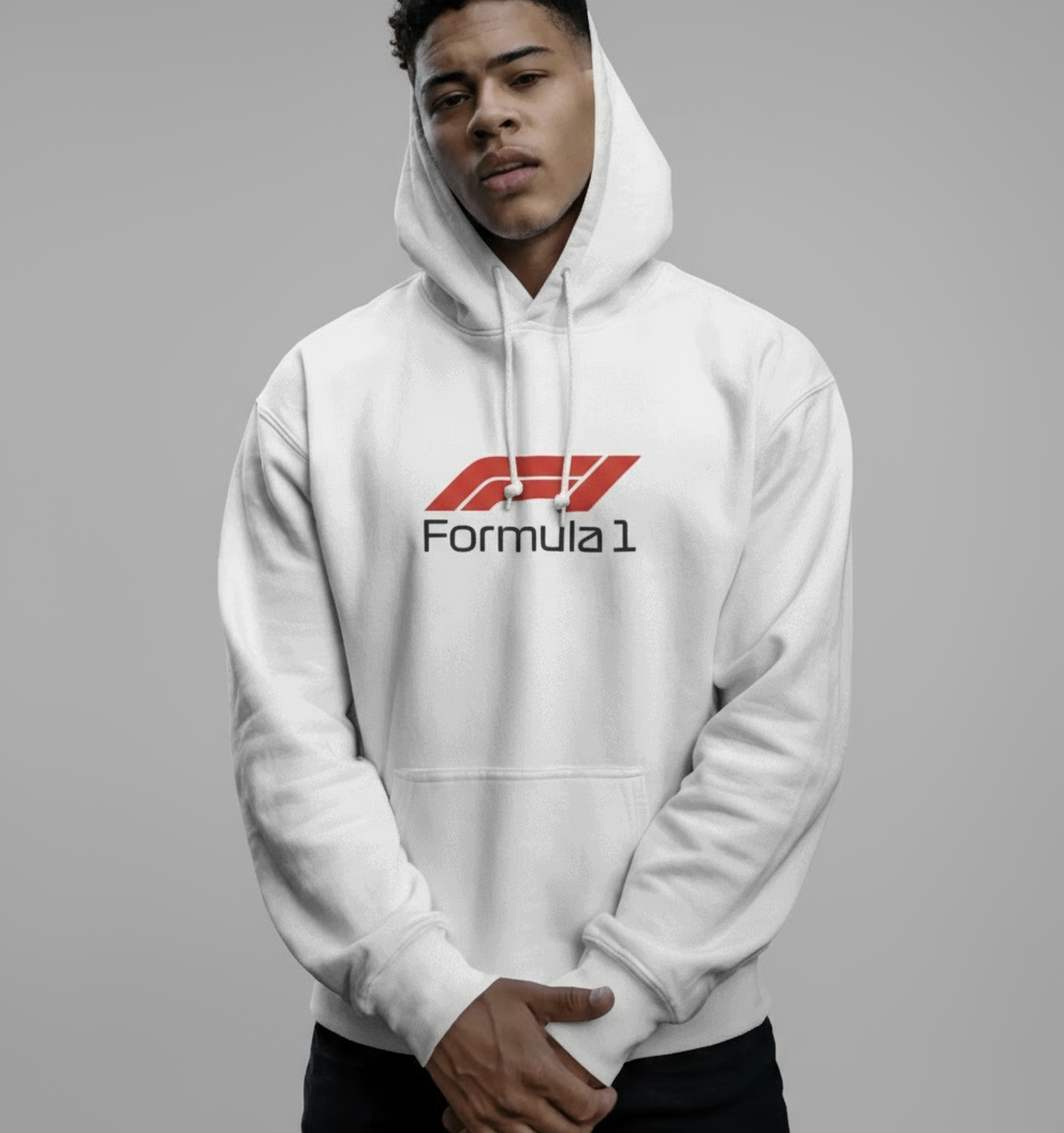F1 Oversized Hoodie - WHITE